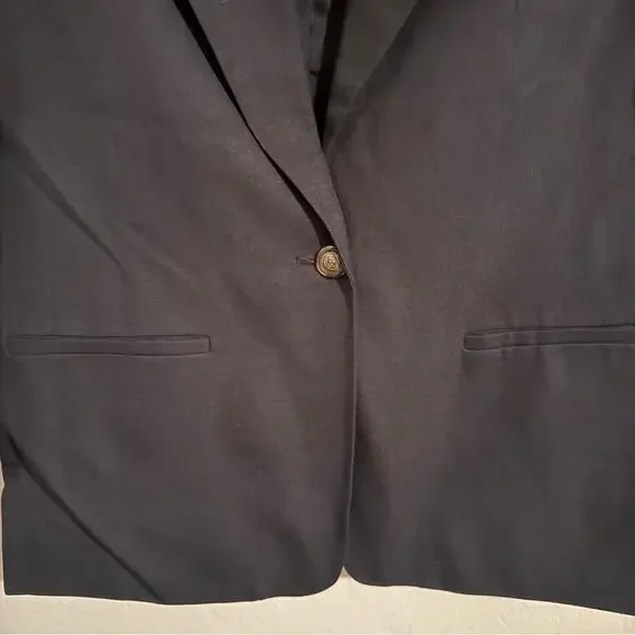 Talbots Linen Blend Lined Blazer Petite - Picture 5 of 7